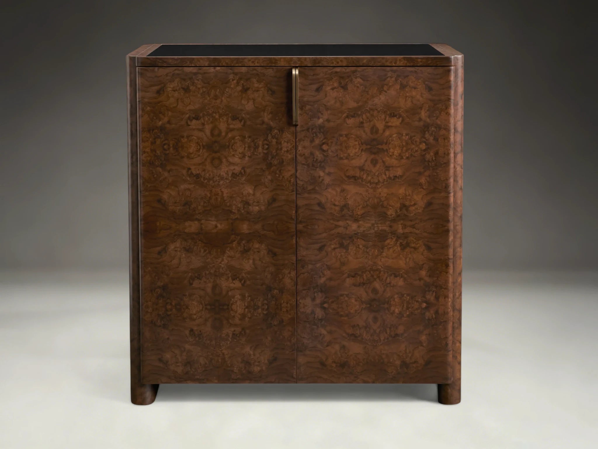 Morlen Burl Wood Cabinet