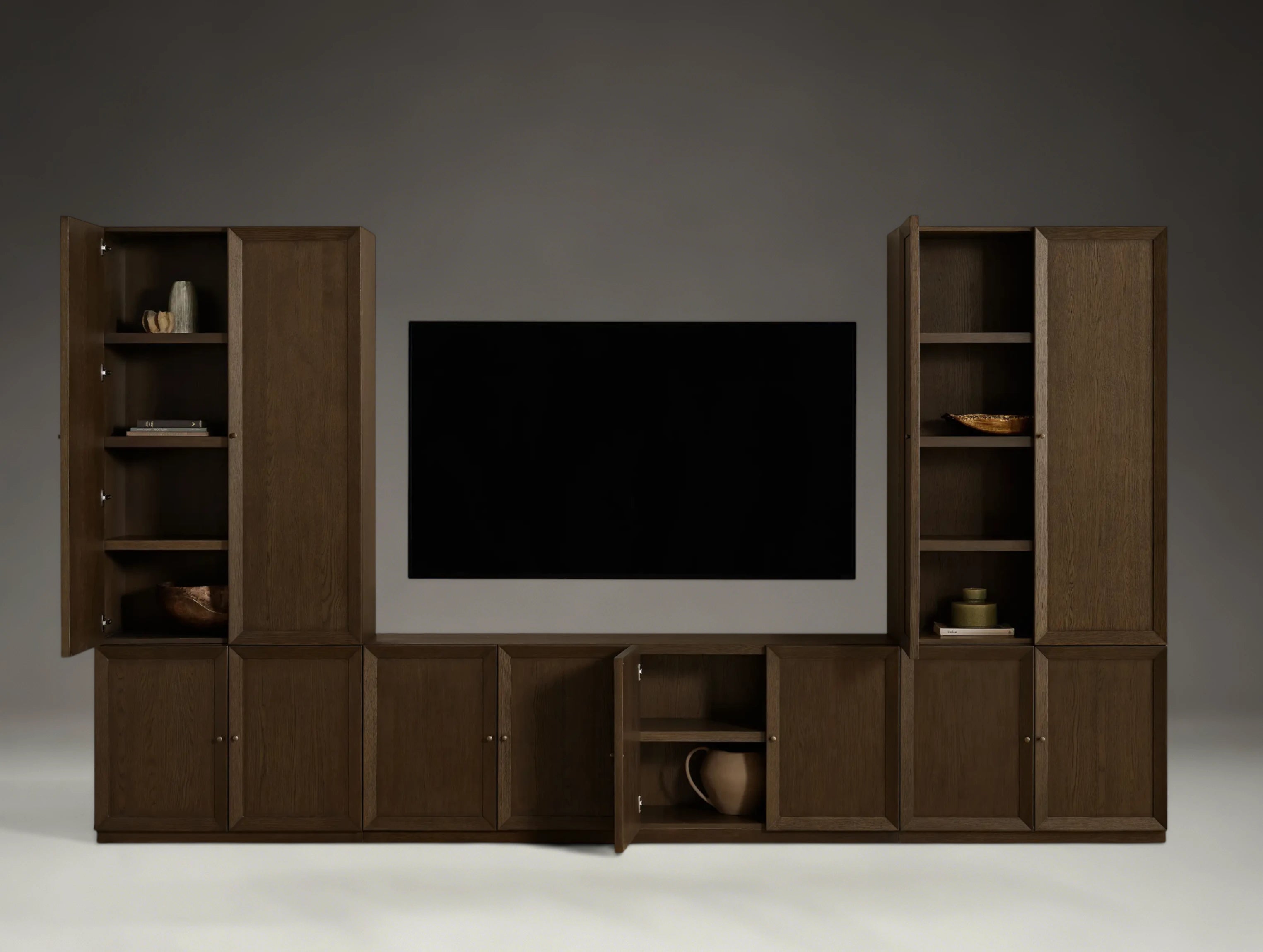 Norvane Modular Media Cabinet Set