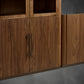 Modular Glass Media Cabinet Set