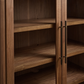 Modular Glass Media Cabinet Set