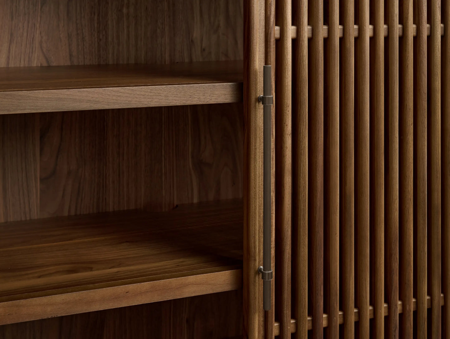 Penhurst Modular Reeded Media Cabinet Set With Drawers