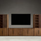 Penhurst Modular Reeded Media Cabinet Set With Drawers