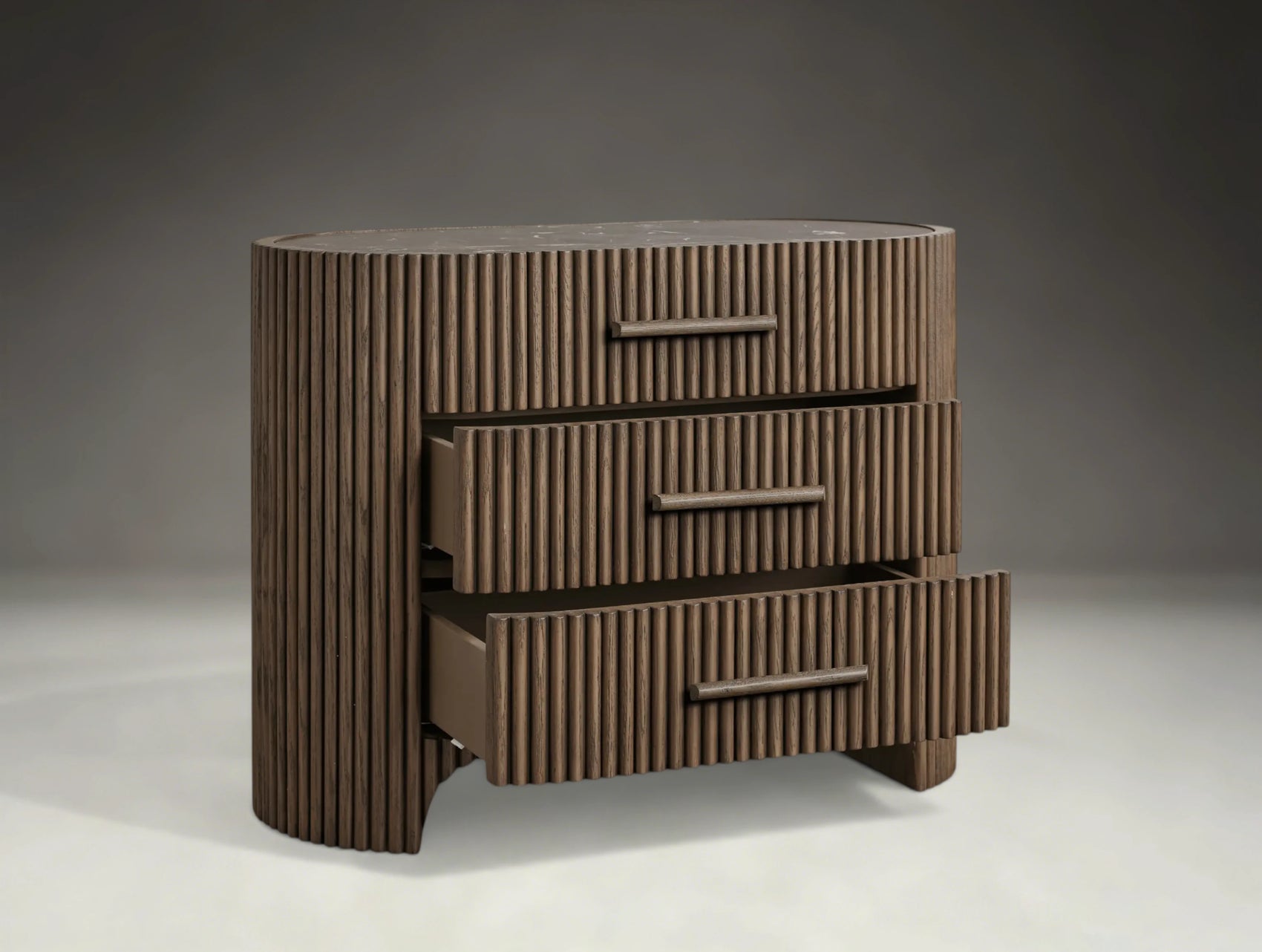 Avero Reeded Nightstand