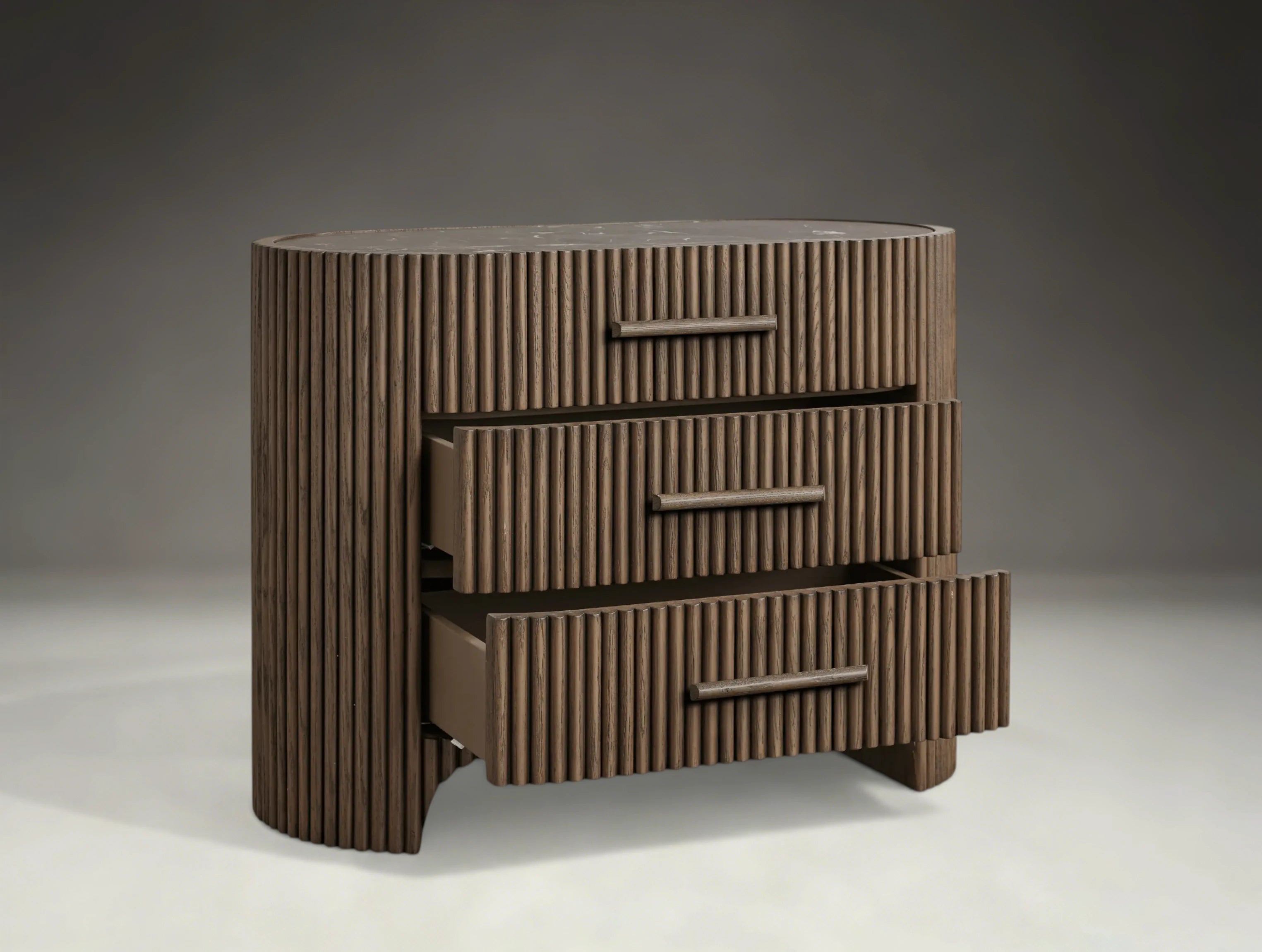 Avero Reeded Nightstand