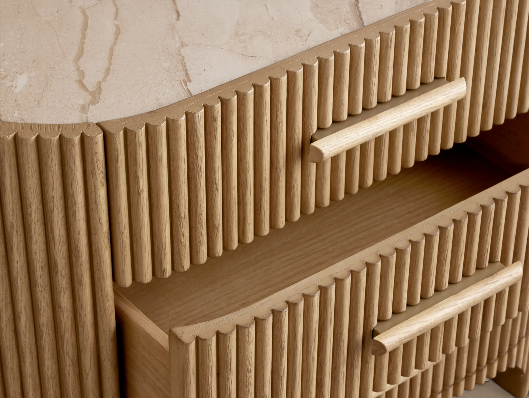 Avero Reeded Nightstand