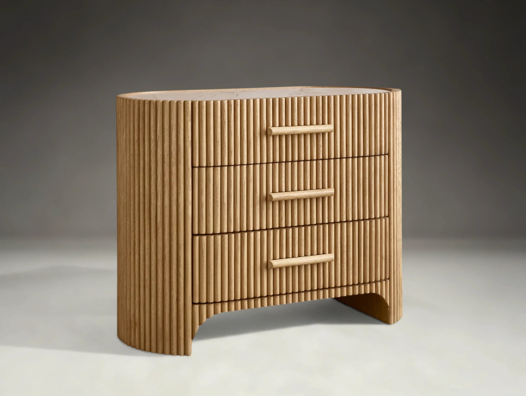 Avero Reeded Nightstand