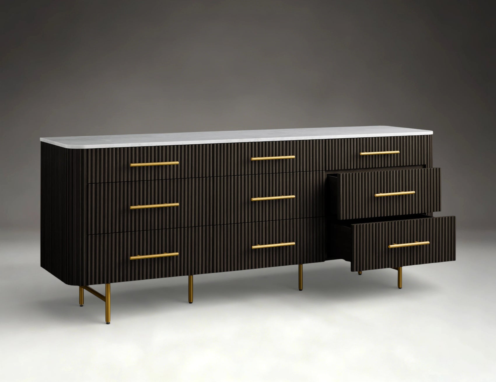 Pinecrest Nine-Drawer Dresser