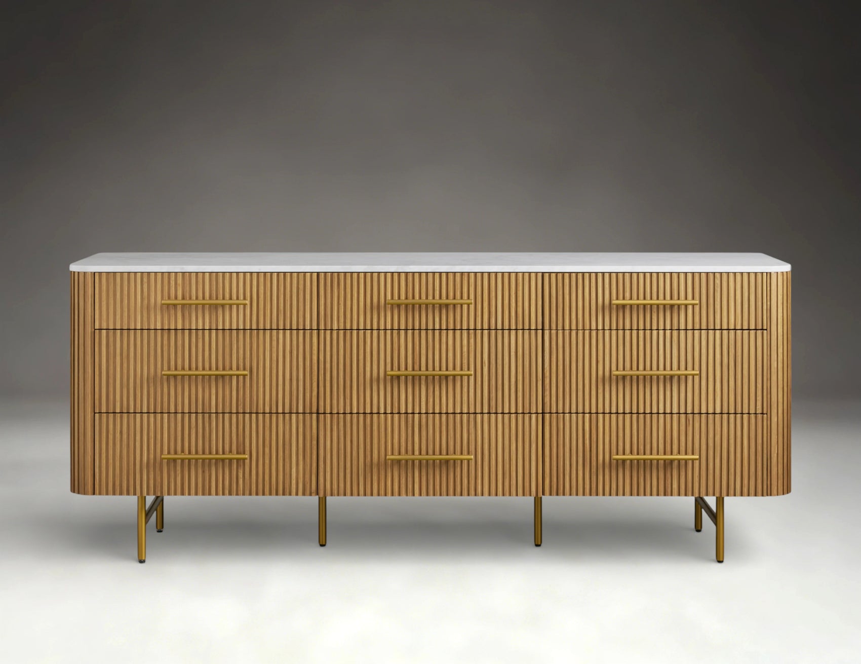 Pinecrest Nine-Drawer Dresser