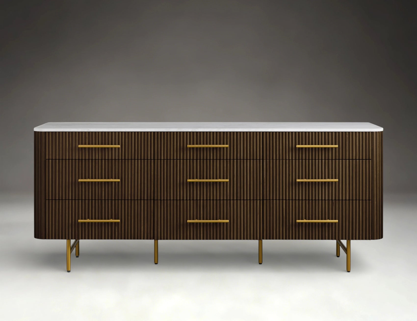 Pinecrest Nine-Drawer Dresser