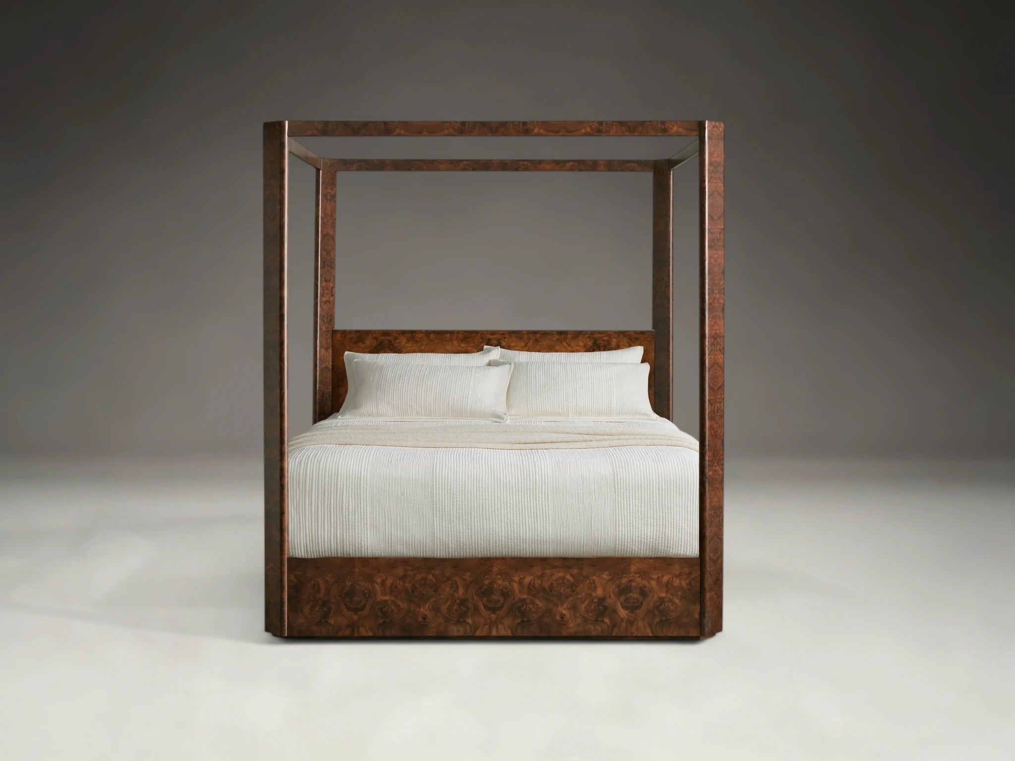 Morlen Burl Wood Display Shelf