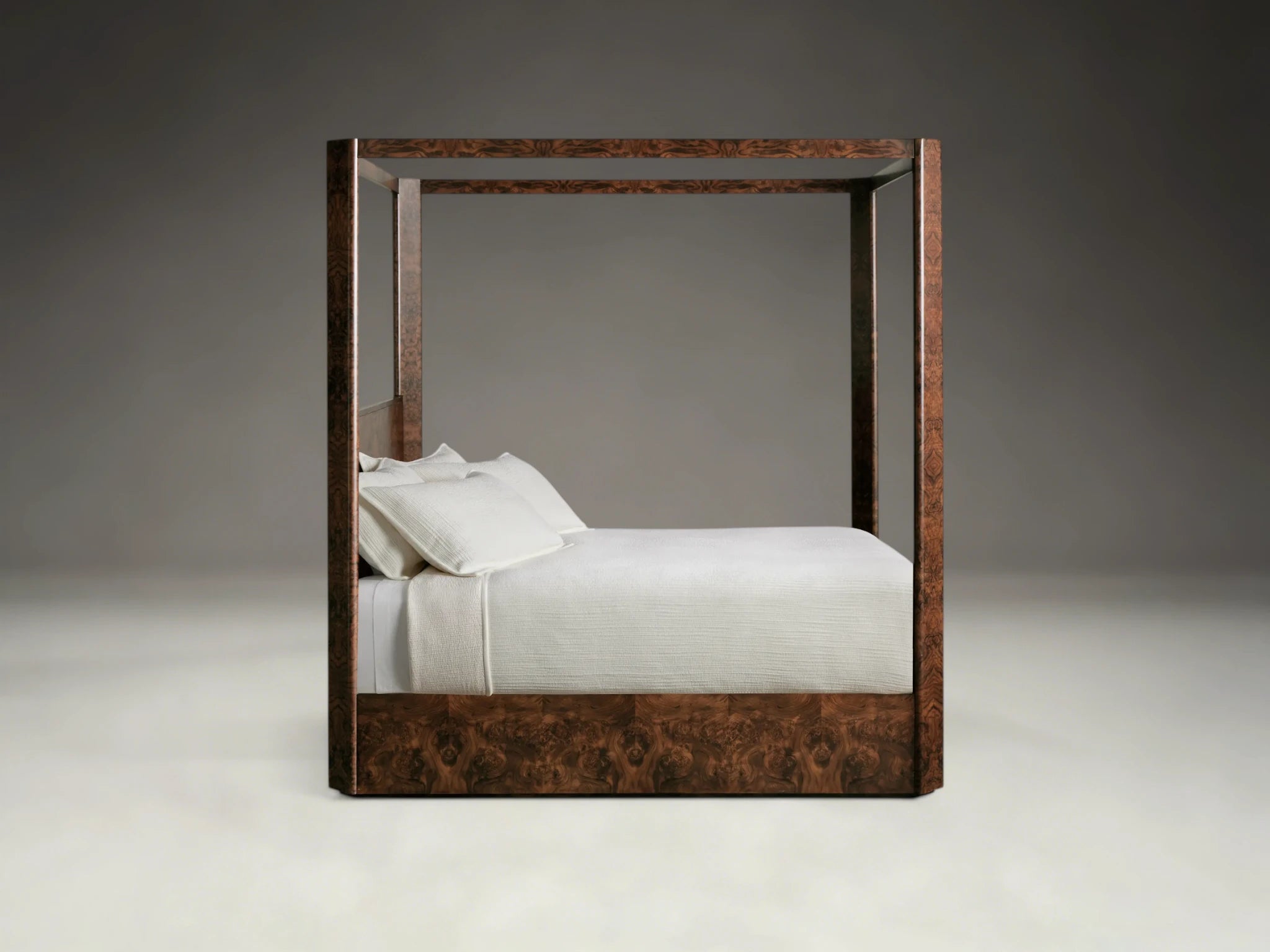 Morlen Burl Wood Display Shelf
