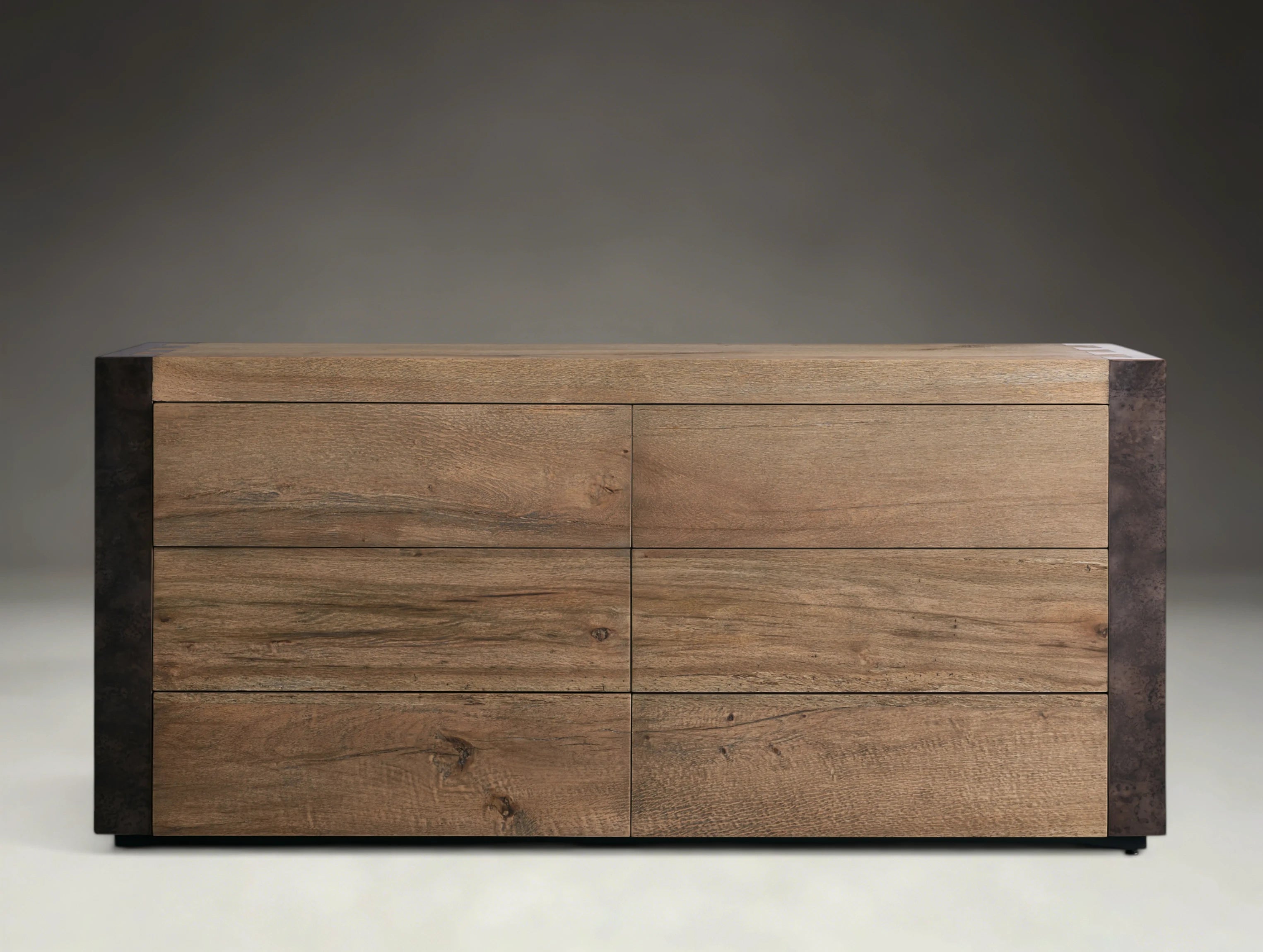 Timber Six-Drawer Dresser