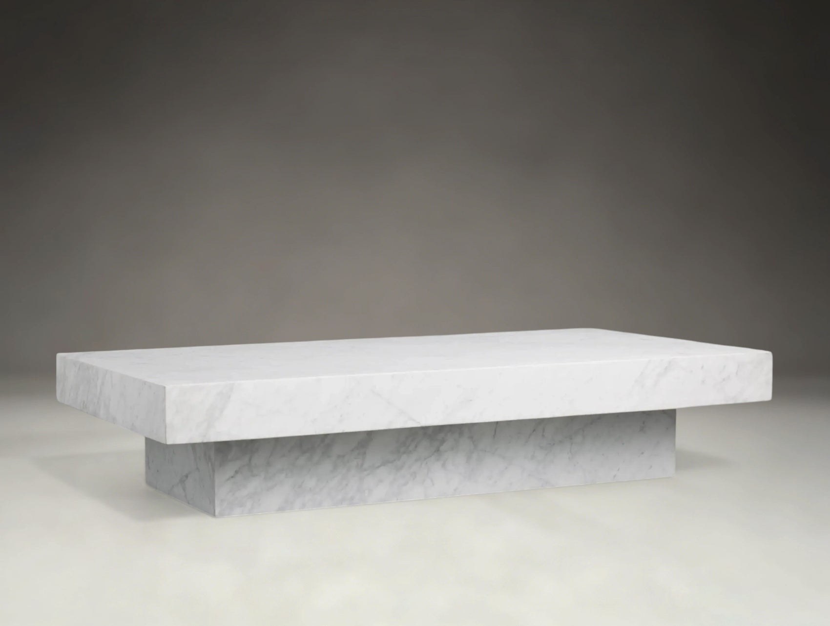 Burlwood Stone Coffee Table