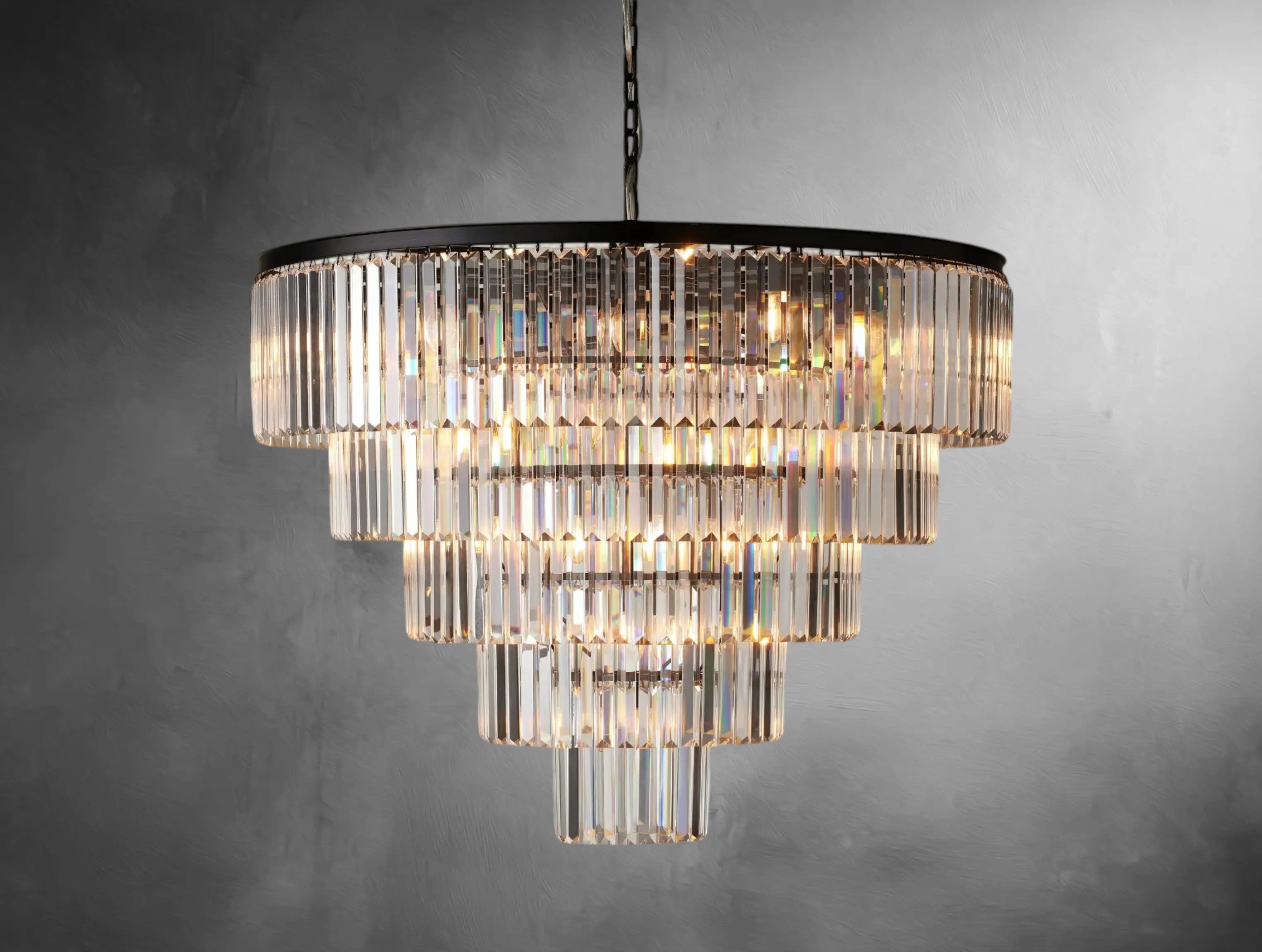 Leylen Tiered Round Chandelier