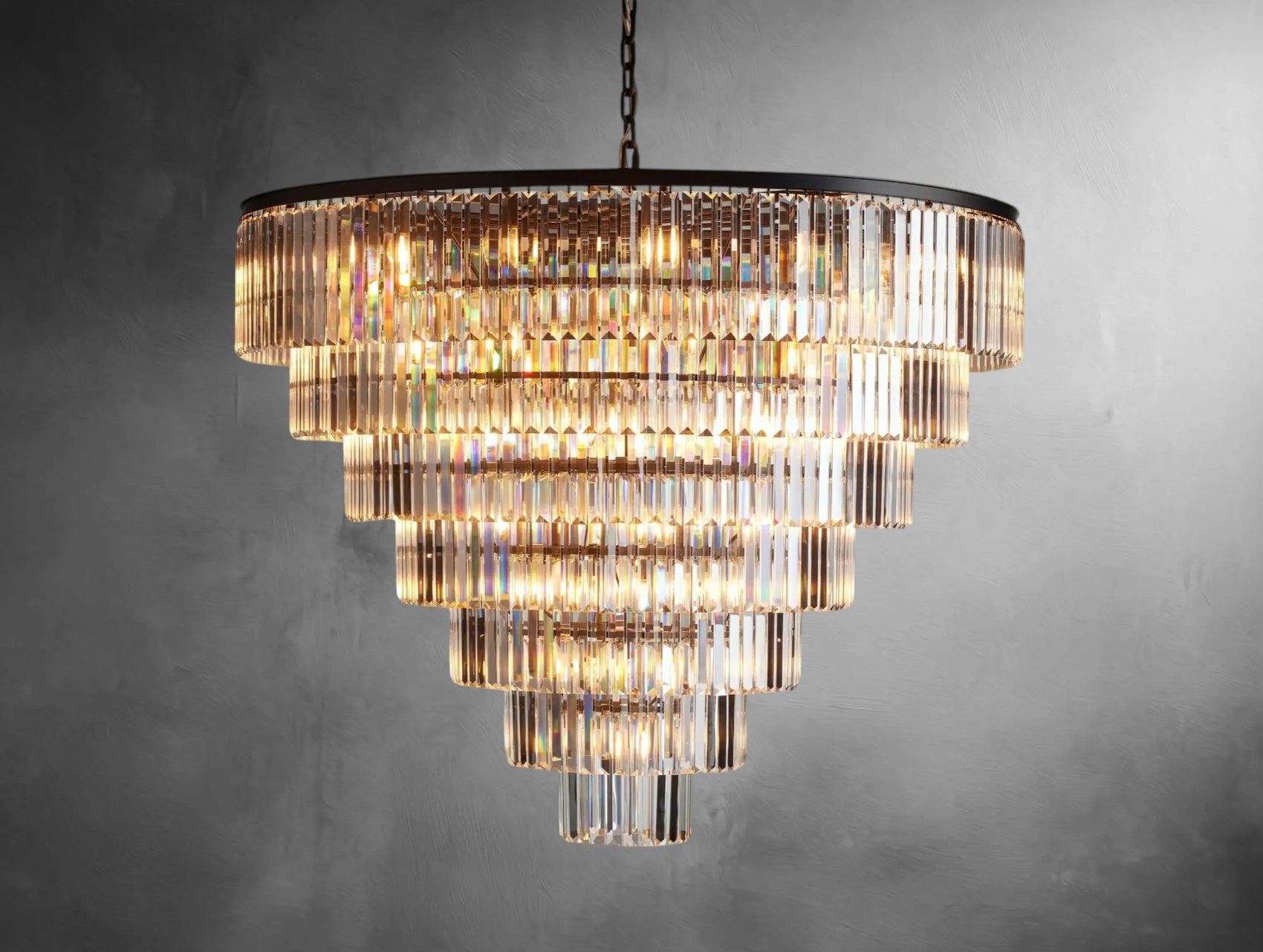 Leylen Tiered Round Chandelier