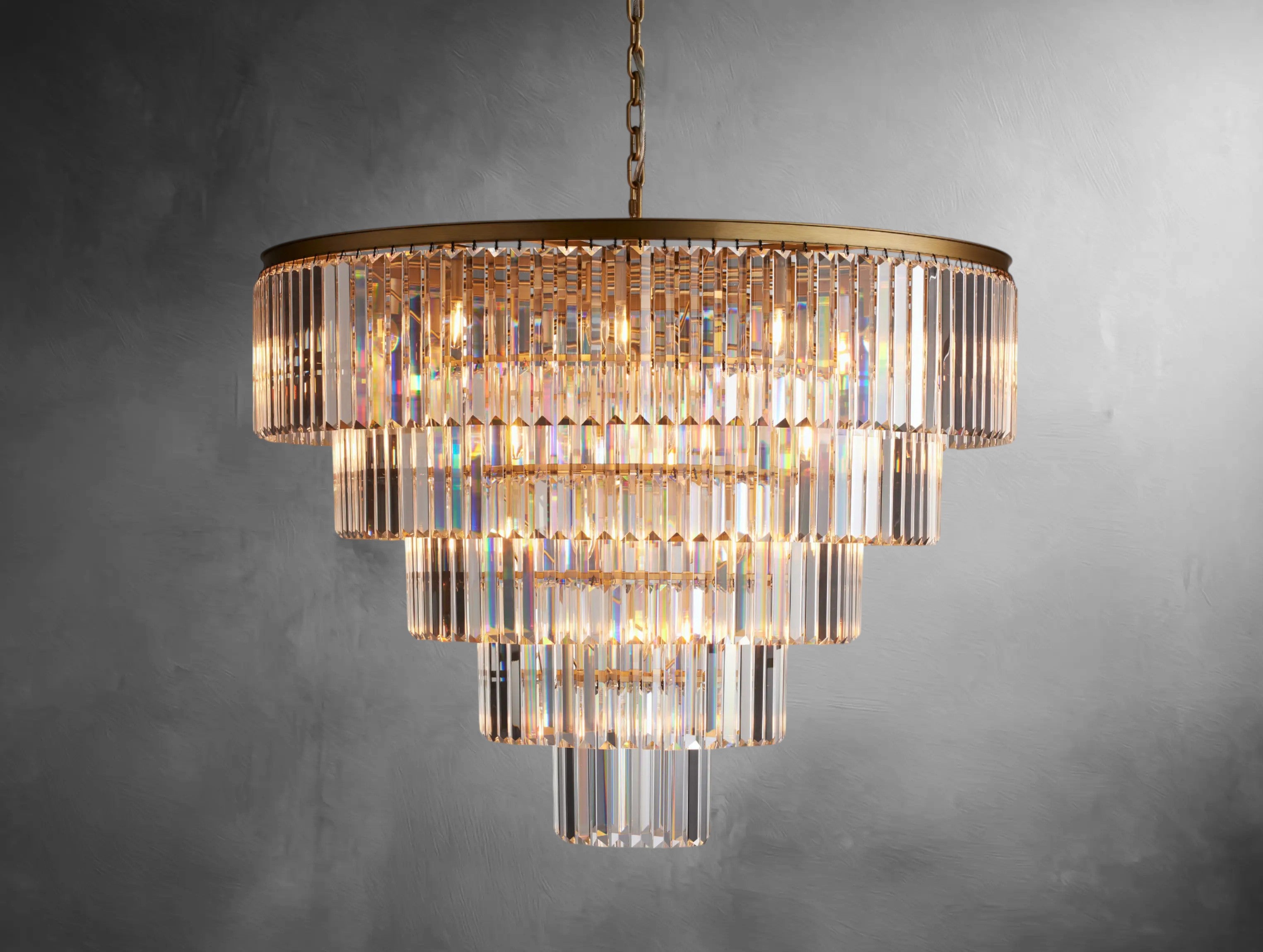 Leylen Tiered Round Chandelier