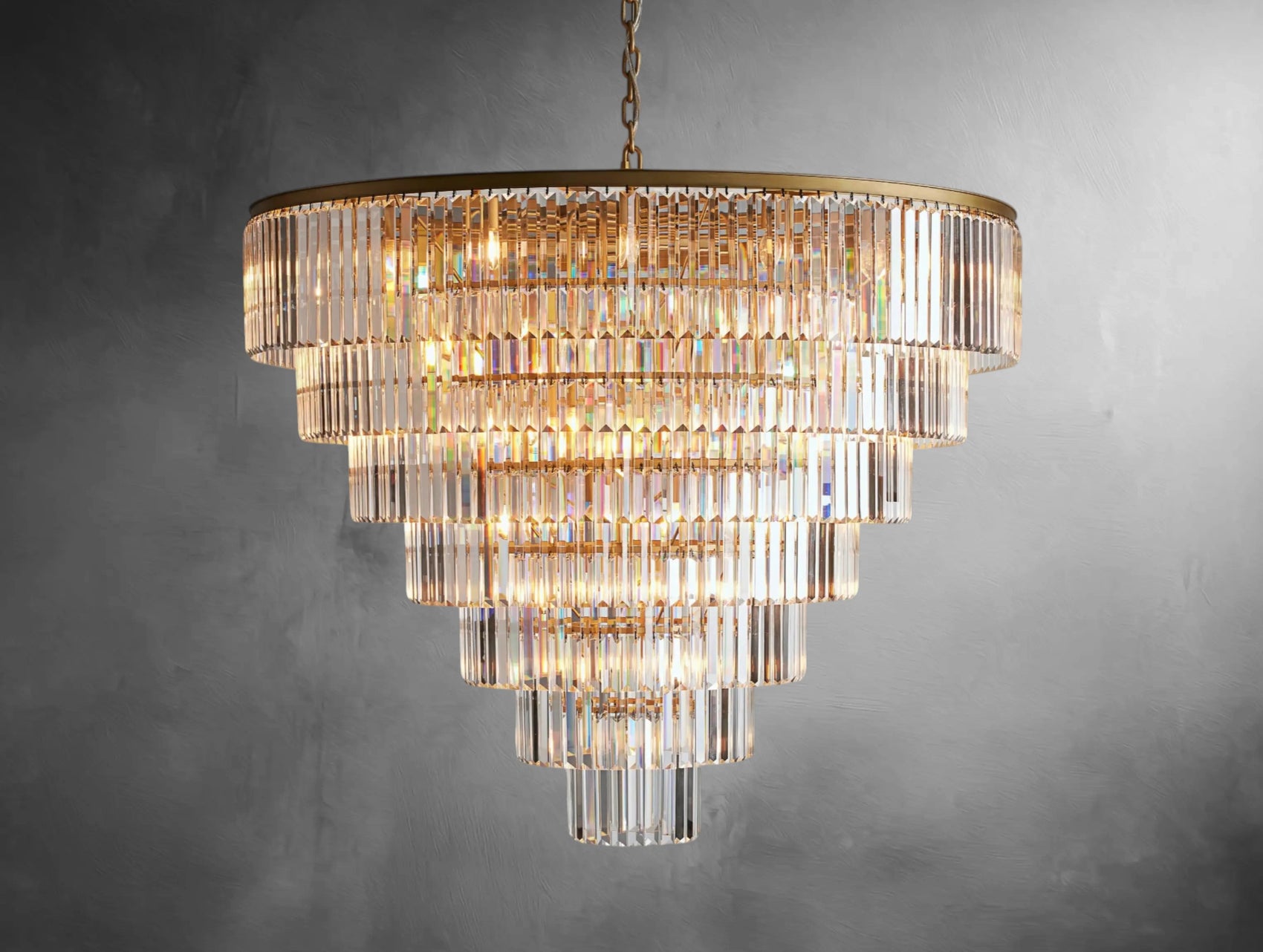 Leylen Tiered Round Chandelier