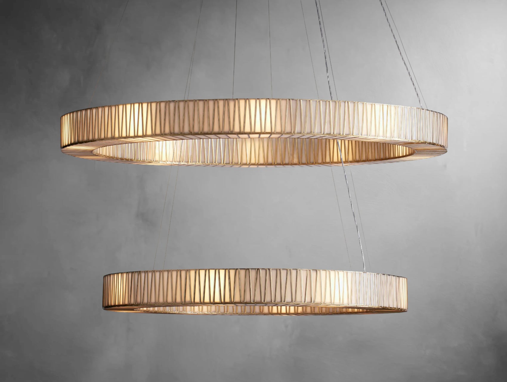 Jannet 2-Tier Round Chandelier