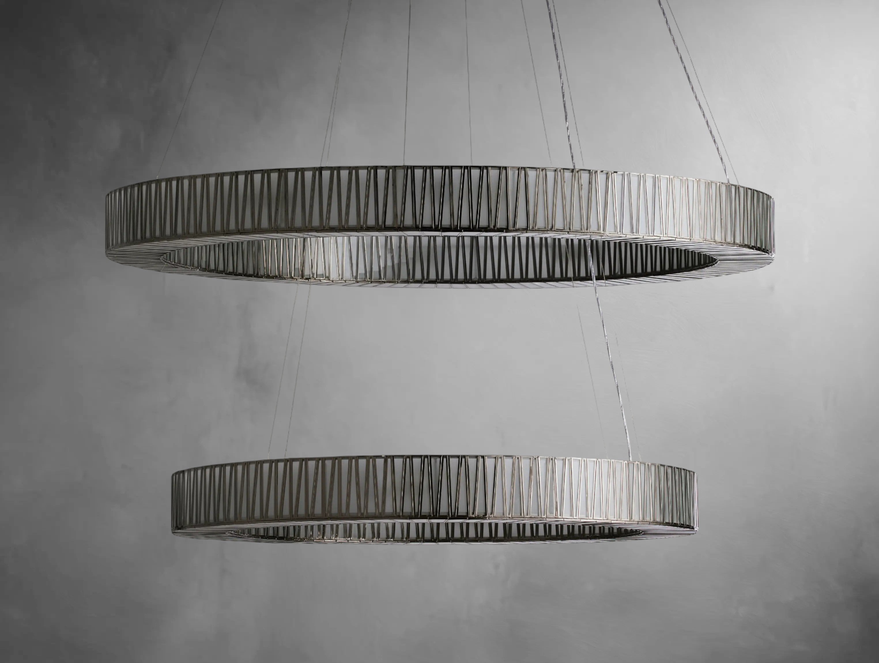 Jannet 2-Tier Round Chandelier
