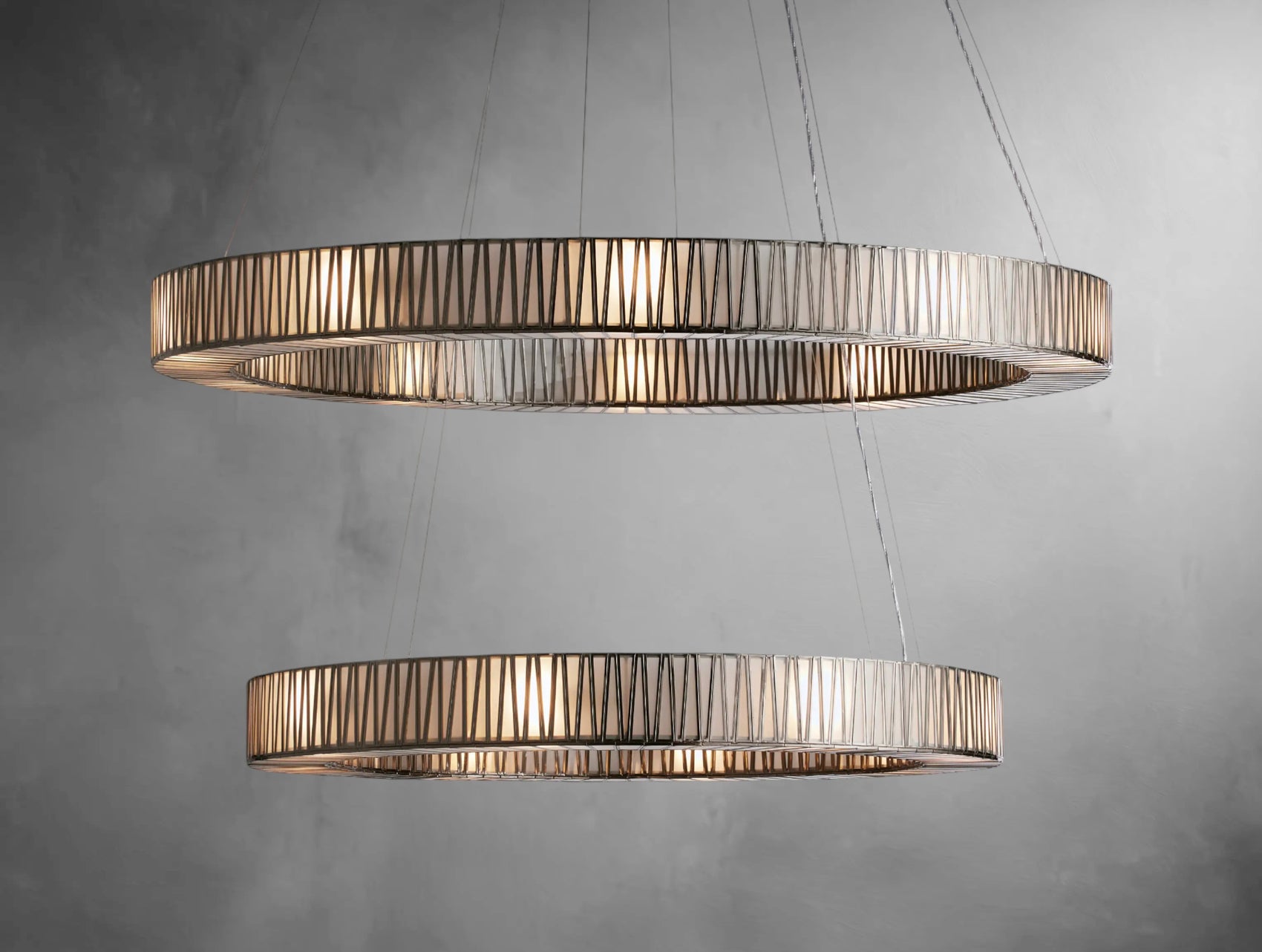 Jannet 2-Tier Round Chandelier