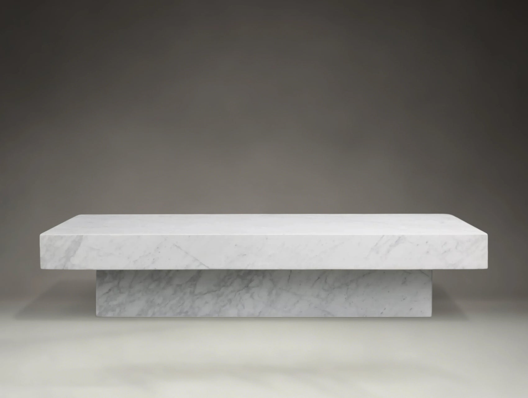 Burlwood Stone Coffee Table