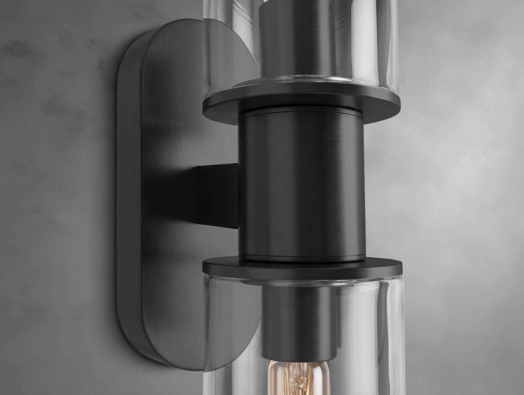 Harly Double Sconce in Clear