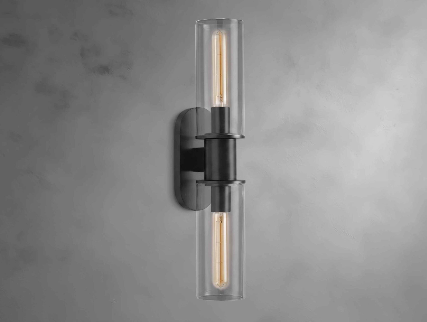 Harly Double Sconce in Clear