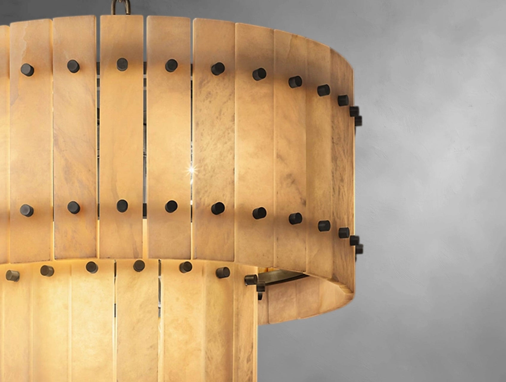 San Serrano Two-Tier Round Chandelier