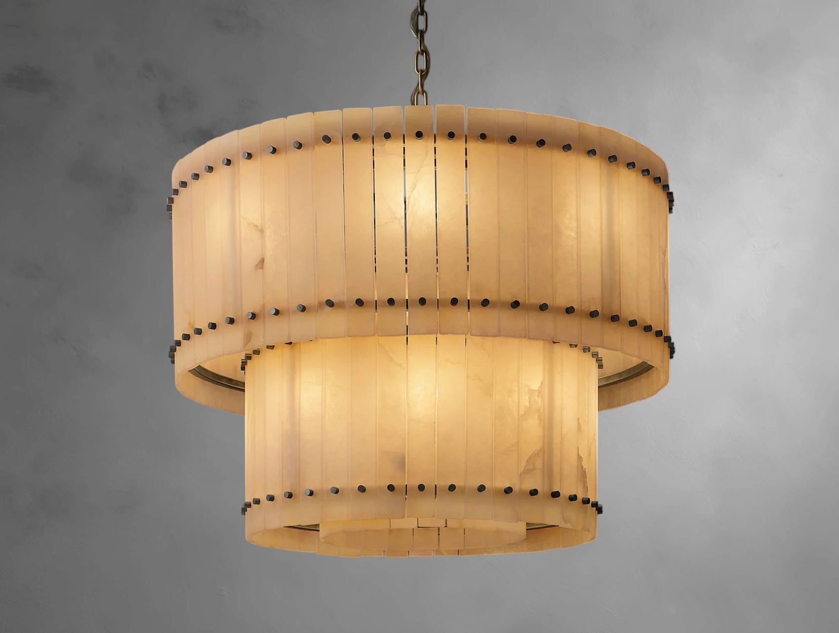 San Serrano Two-Tier Round Chandelier