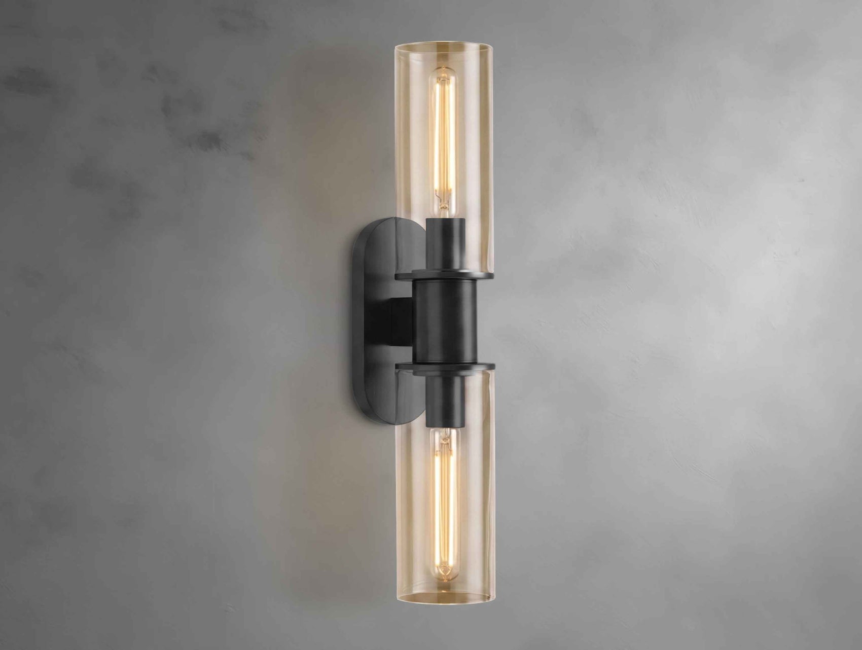 Harly Double Sconce in Clear