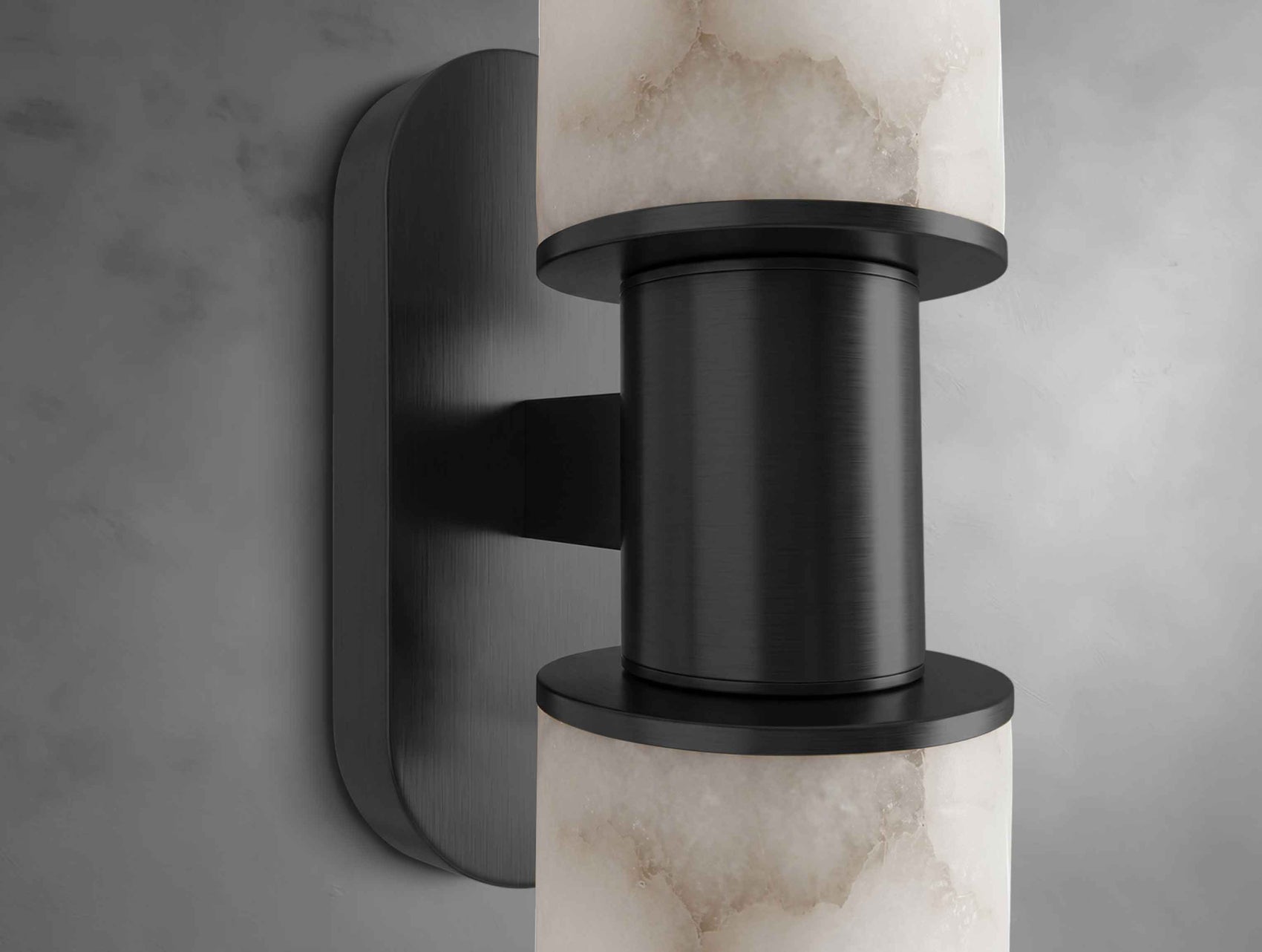 Harly Double Sconce in Alabaster