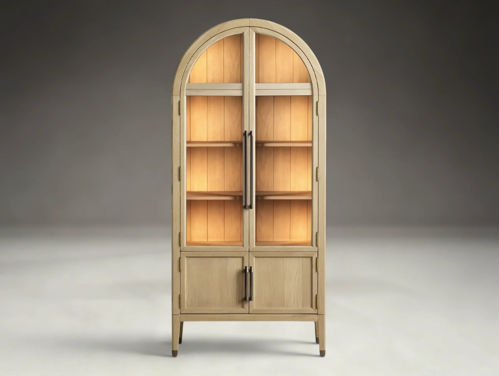Harlan Glass Display Cabinet - LED