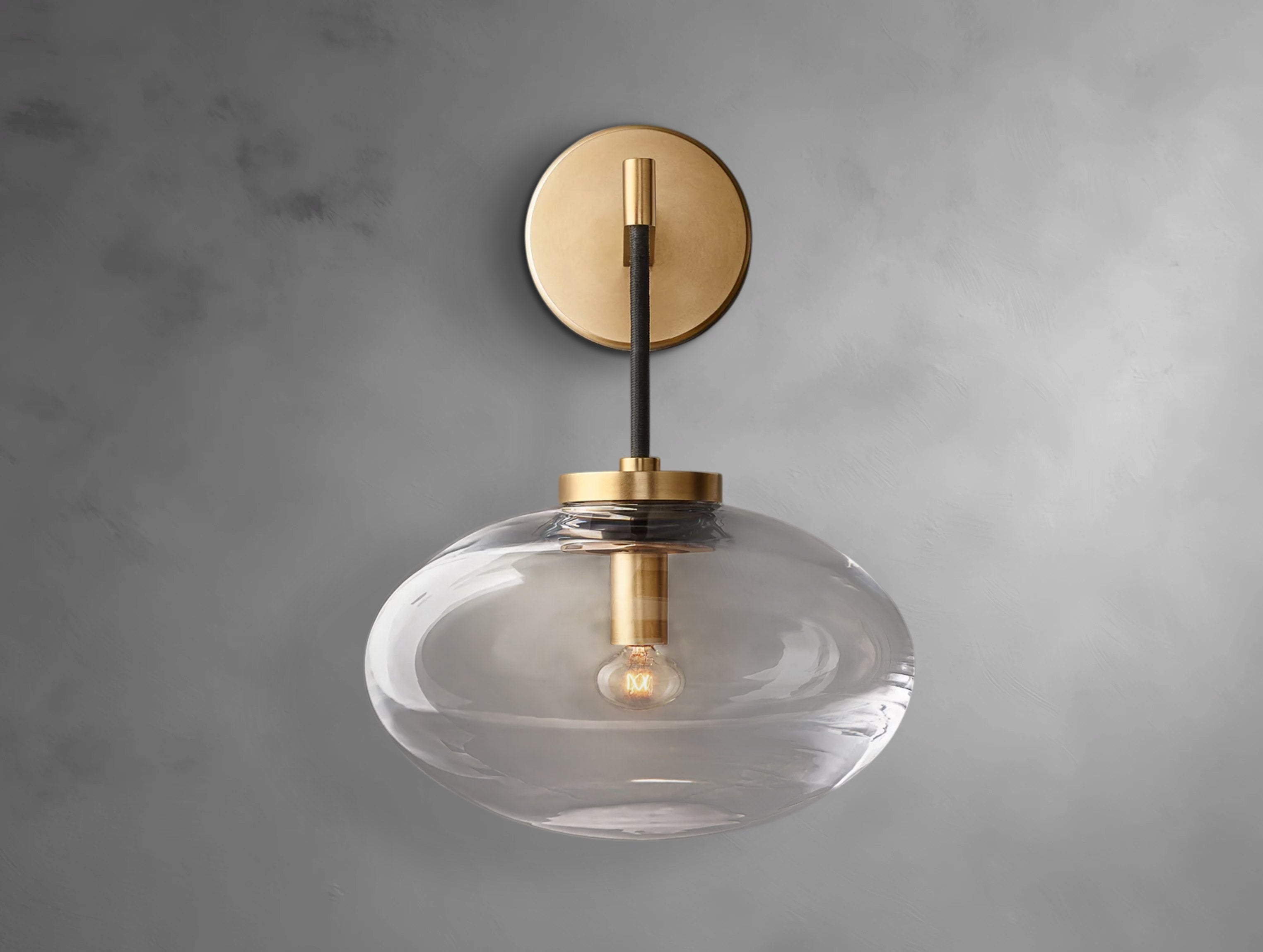 Elara Clear Glass Sconce