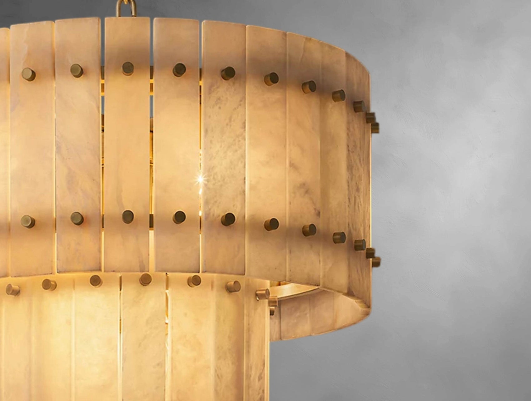 San Serrano Two-Tier Round Chandelier
