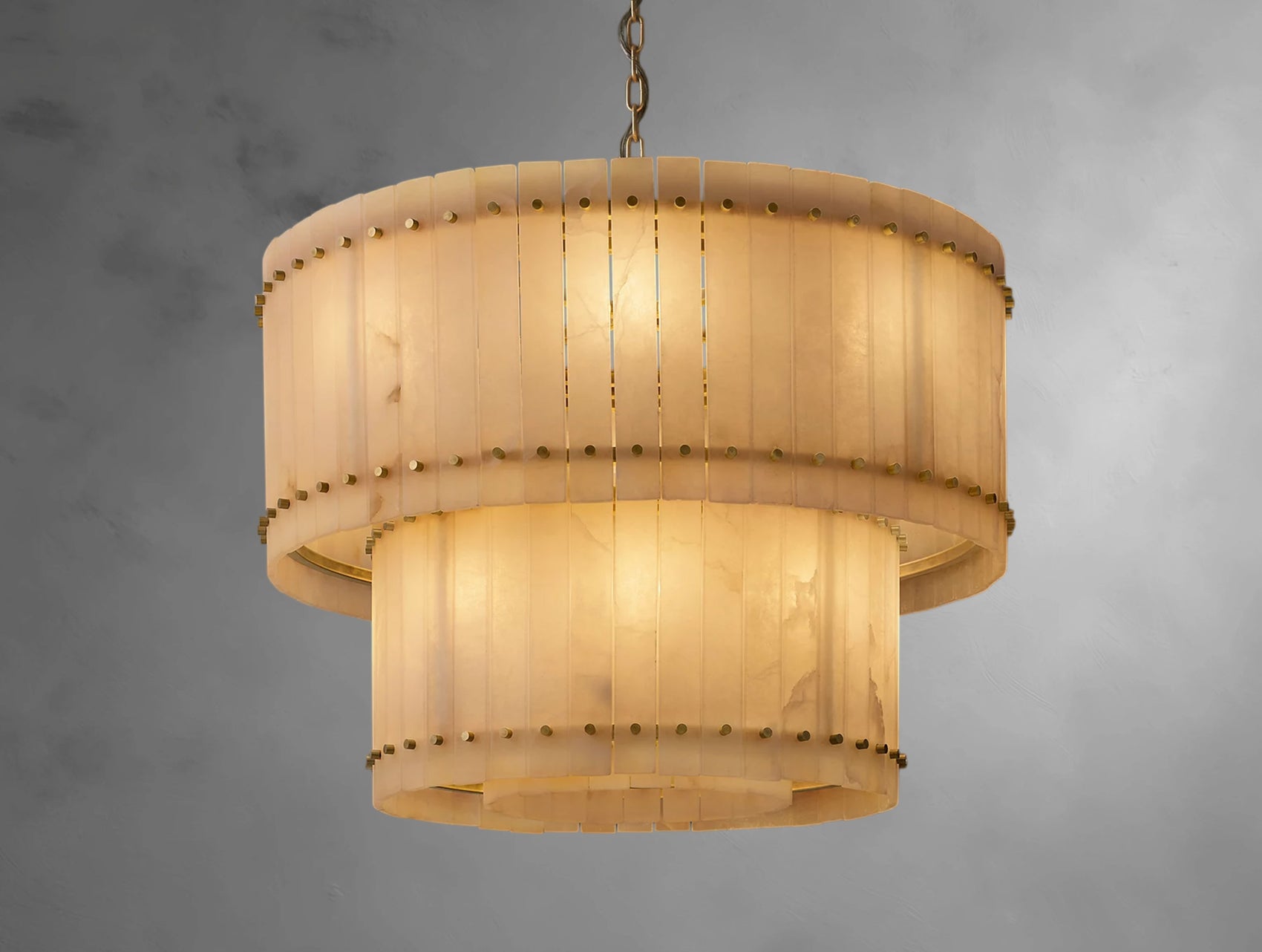 San Serrano Two-Tier Round Chandelier