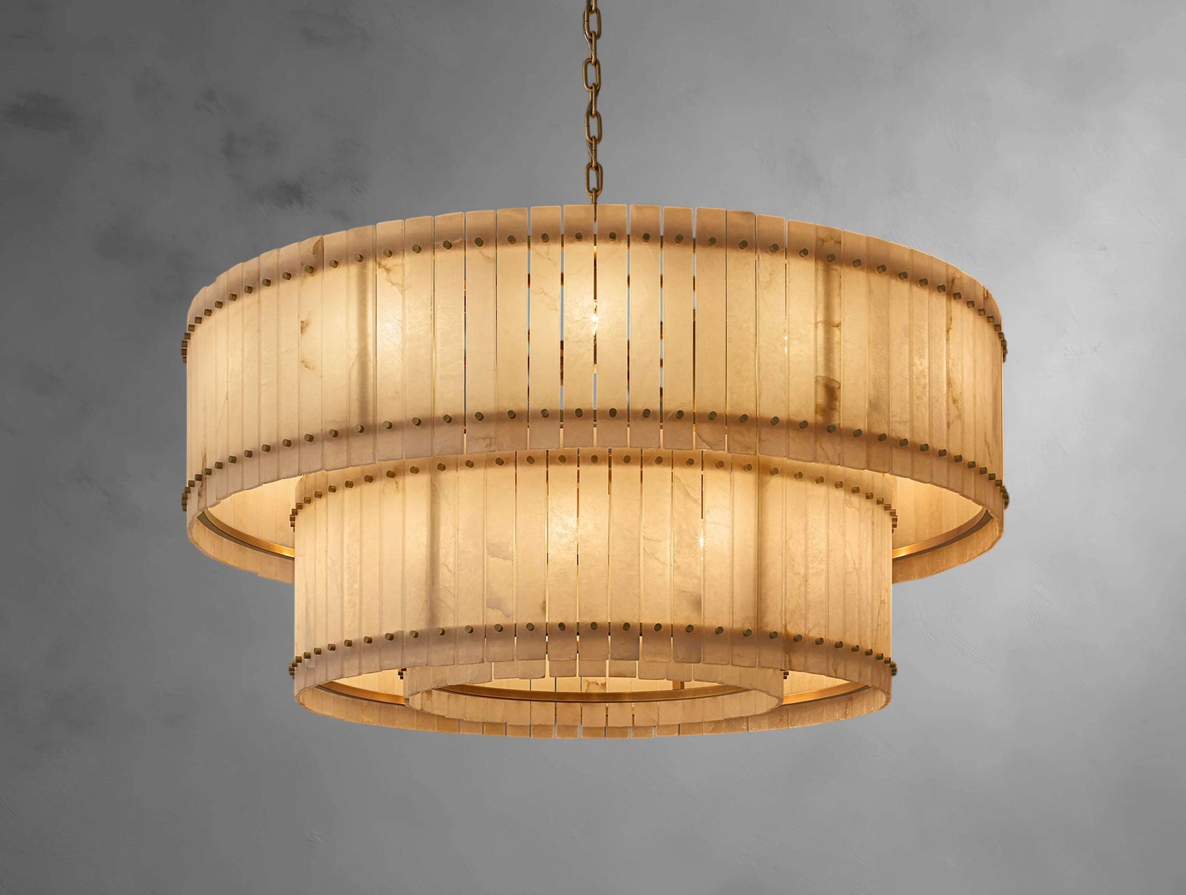 San Serrano Two-Tier Round Chandelier