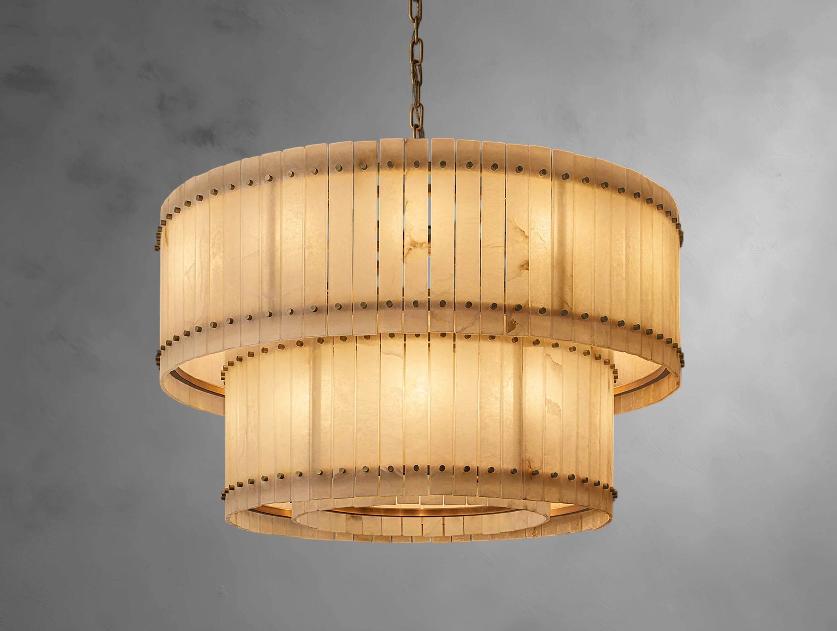 San Serrano Two-Tier Round Chandelier