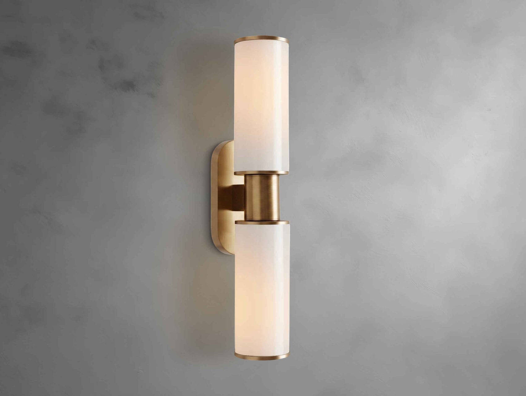 Harly Double Sconce in Milk