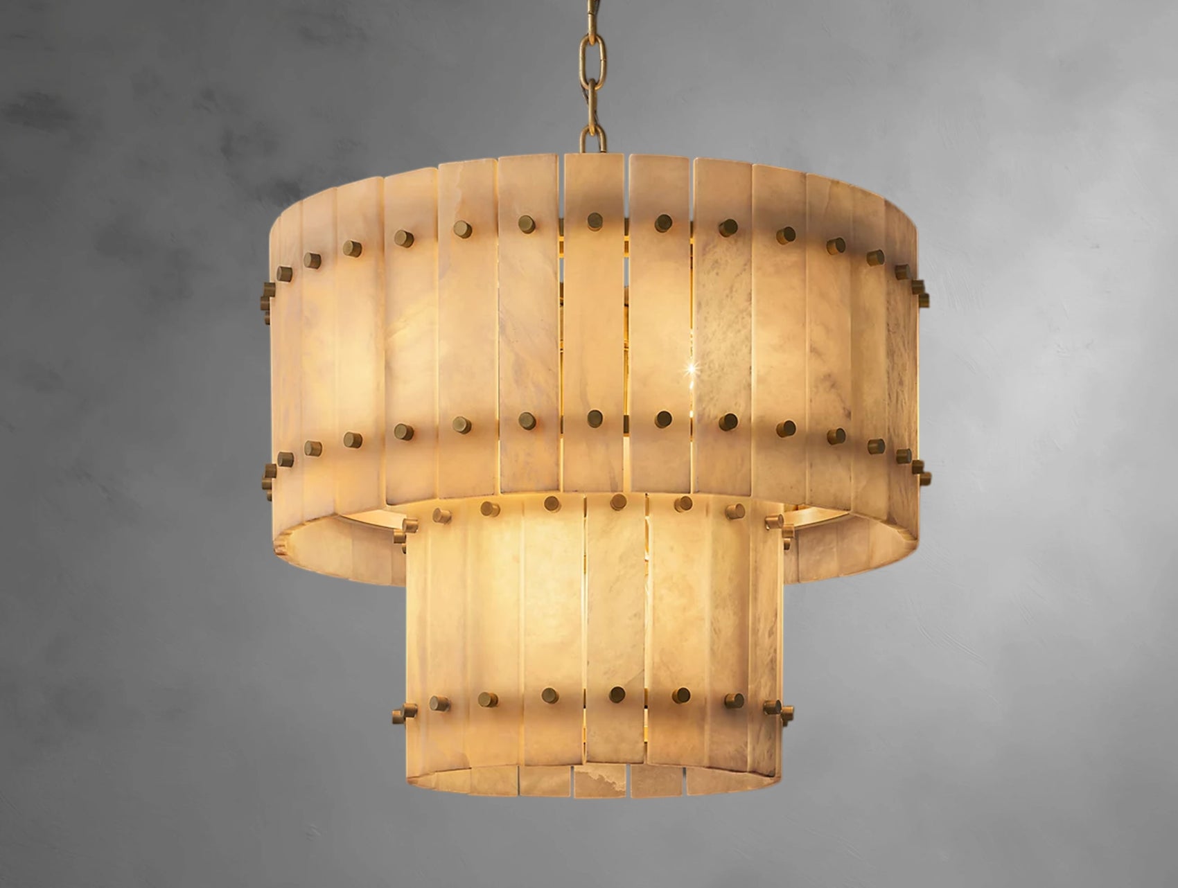 San Serrano Two-Tier Round Chandelier