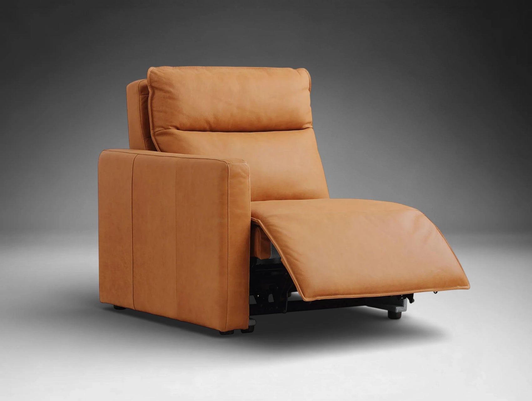 Roland Leather Six-Piece Motion Corner Sectional