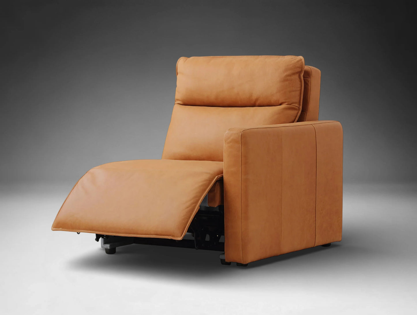 Roland Leather Six-Piece Motion Corner Sectional