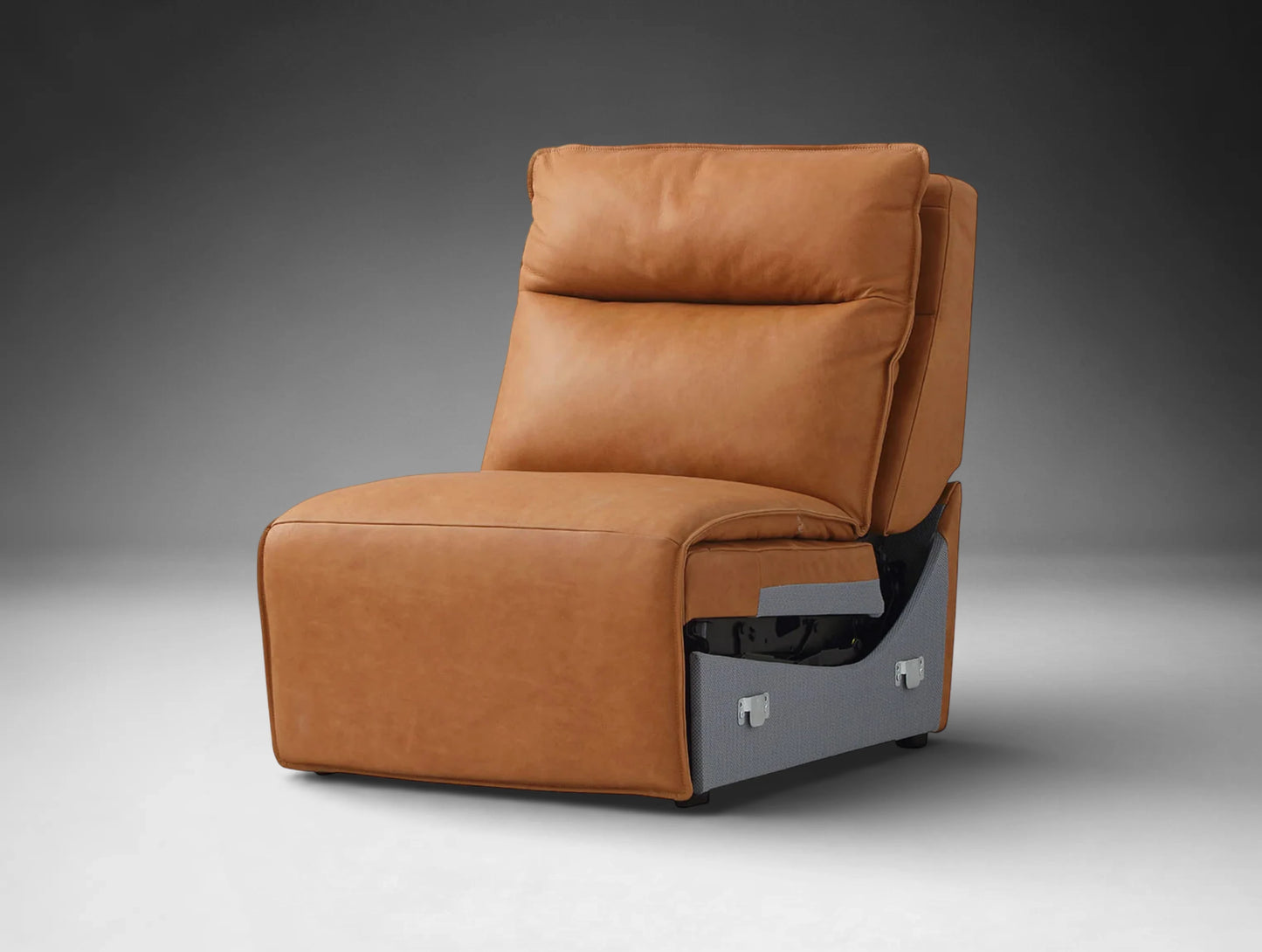 Roland Leather Six-Piece Motion Corner Sectional