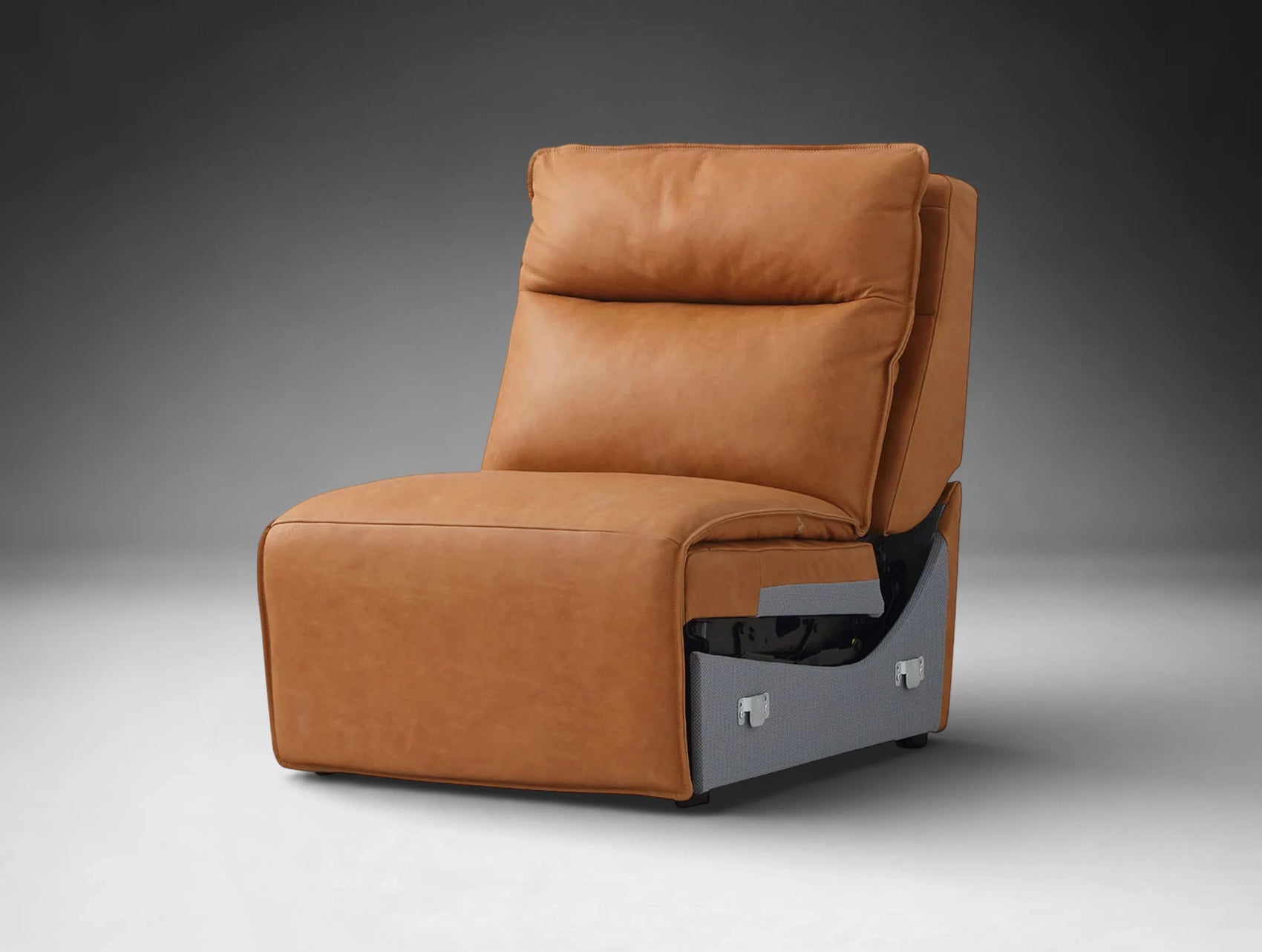 Roland Leather Six-Piece Motion Corner Sectional