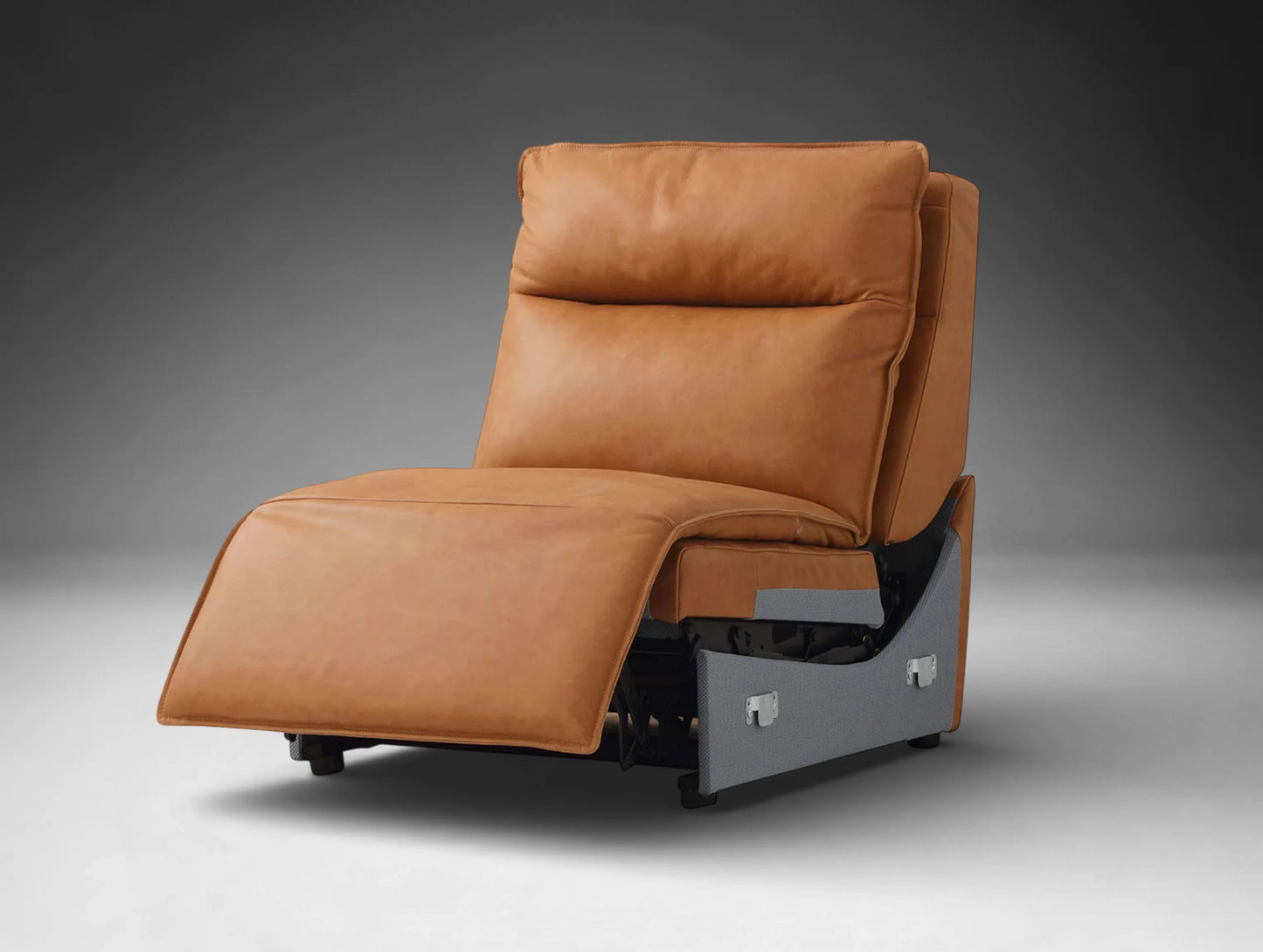 Roland Leather Six-Piece Motion Corner Sectional