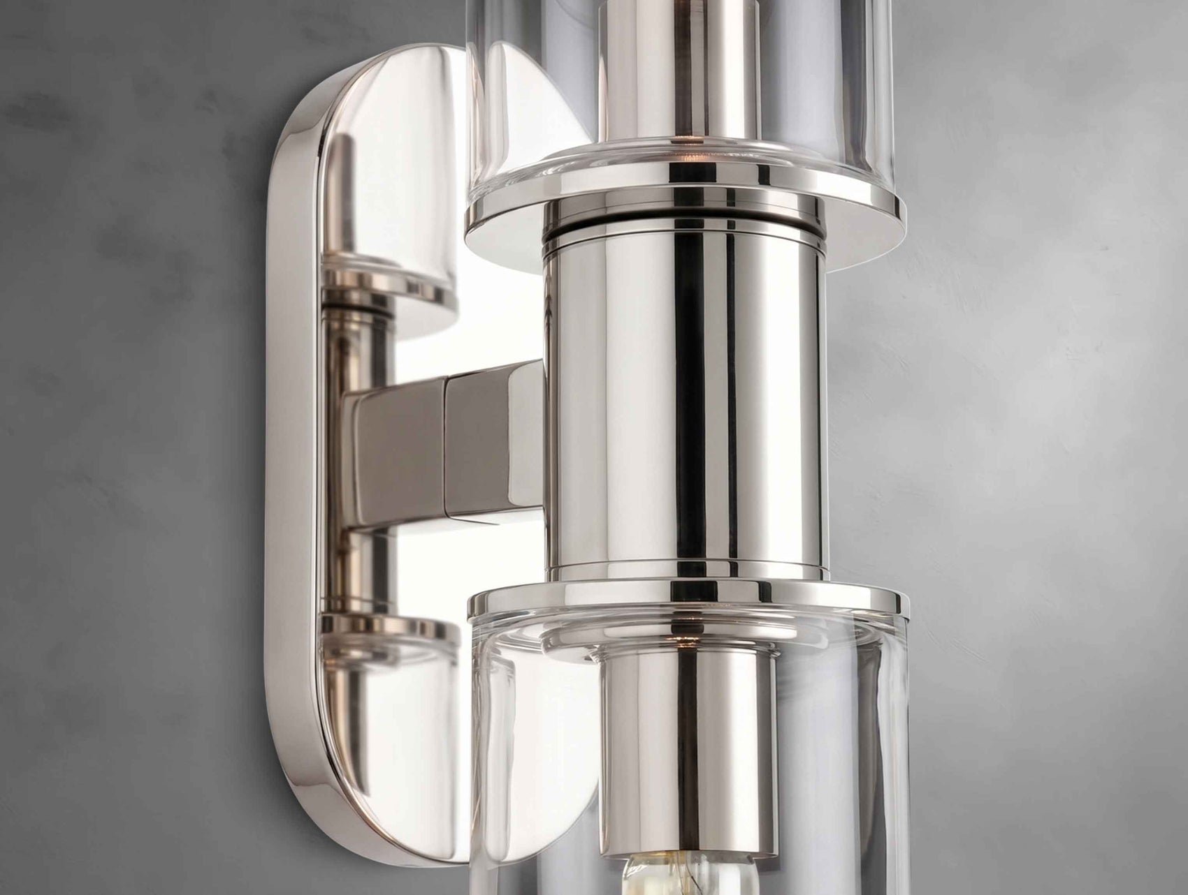 Harly Double Sconce in Clear
