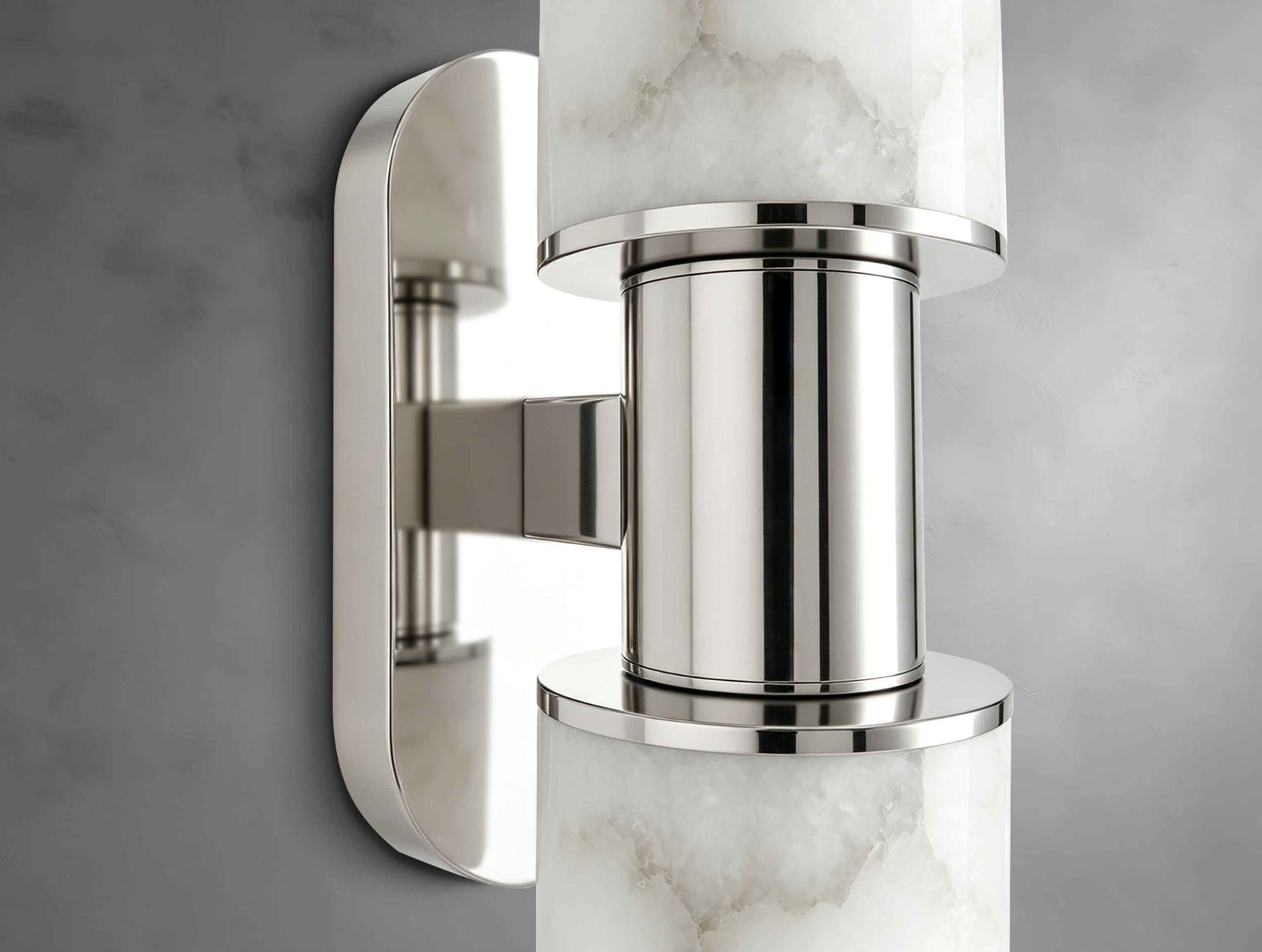 Harly Double Sconce in Alabaster