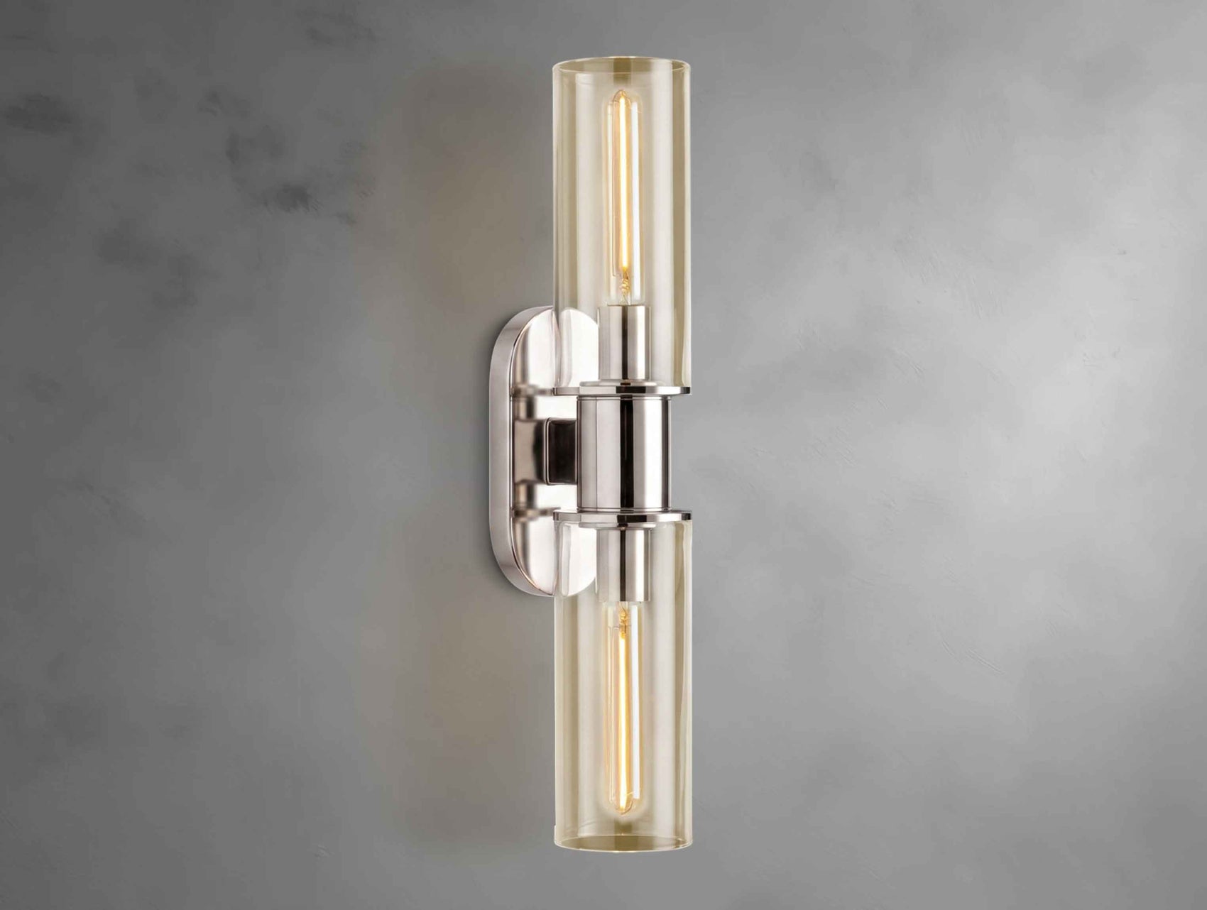 Harly Double Sconce in Clear