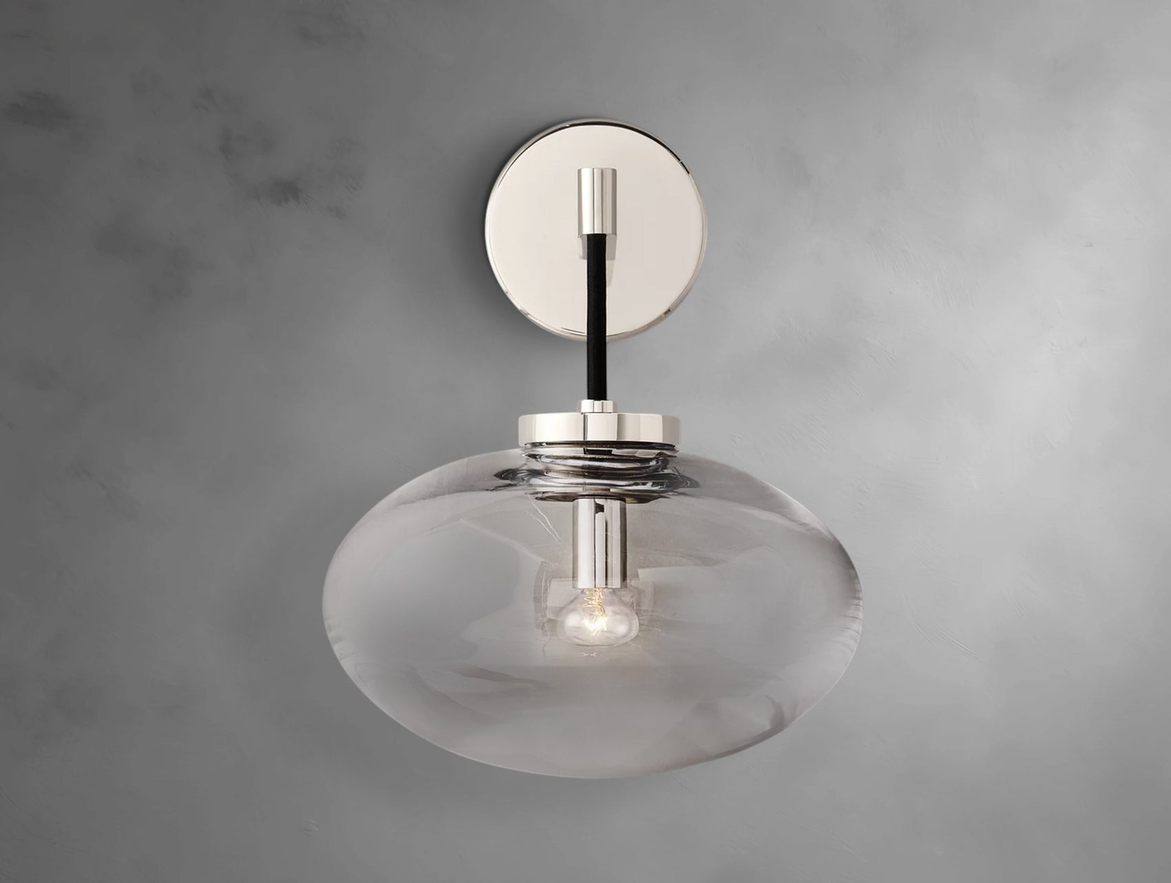 Elara Clear Glass Sconce