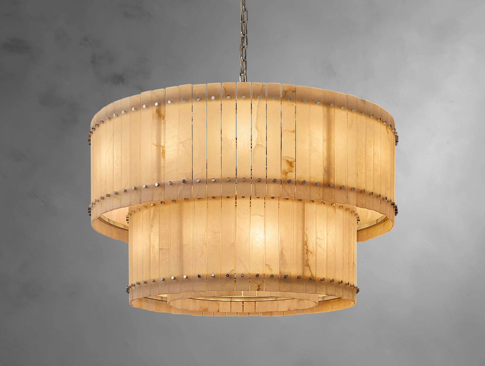 San Serrano Two-Tier Round Chandelier