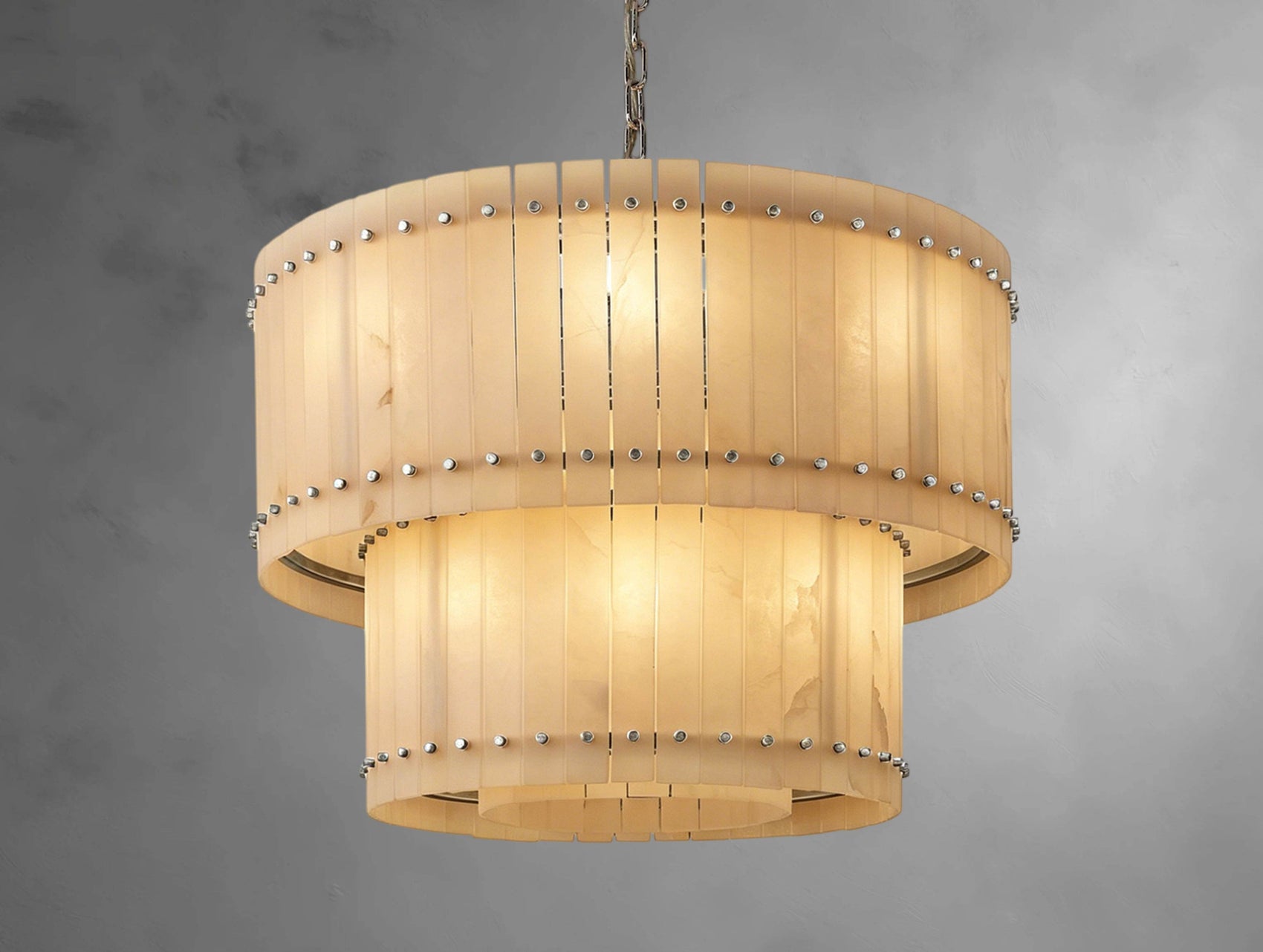 San Serrano Two-Tier Round Chandelier
